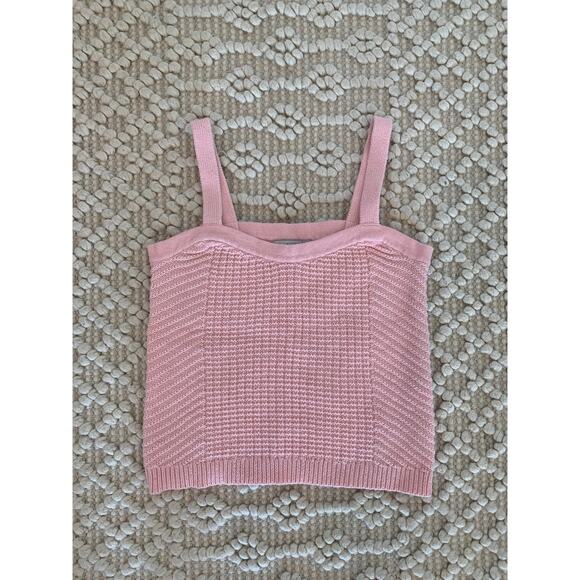 Sandy Liang Designer Collab Target Baby Pink Knit Sweater Tank XXS - Picture 10 of 10